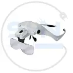 ذره بین عینکی 5 لنز چراغ دار مدل 9892B2 thumb 1