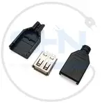 سوکت USB A مادگی سیم خور thumb 2
