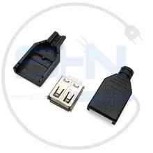 سوکت USB A مادگی سیم خور gallery1