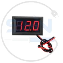 ولت متر پنلی قرمز AC سایز 0.56 (70 تا 500 ولت) gallery0