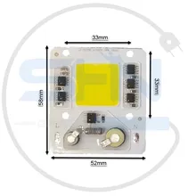 ال ای دی سفید پرژکتوری مربعی COB 50W 220V LY gallery1