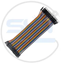 سیم جامپر برد بوردی نری به مادگی 20cm بسته 40 تایی gallery0