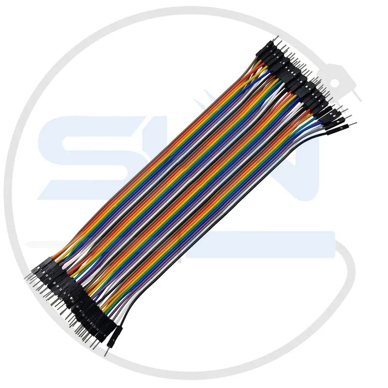سیم جامپر برد بوردی نری به نری 20cm بسته 40 تایی gallery0