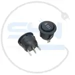 کلید راکر گرد سه حالته KCD2-103 3PIN thumb 1
