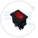 کلید راکر چراغدار KCD1-101N 4PIN thumb 2