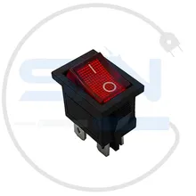 کلید راکر چراغدار KCD1-101N 4PIN gallery1