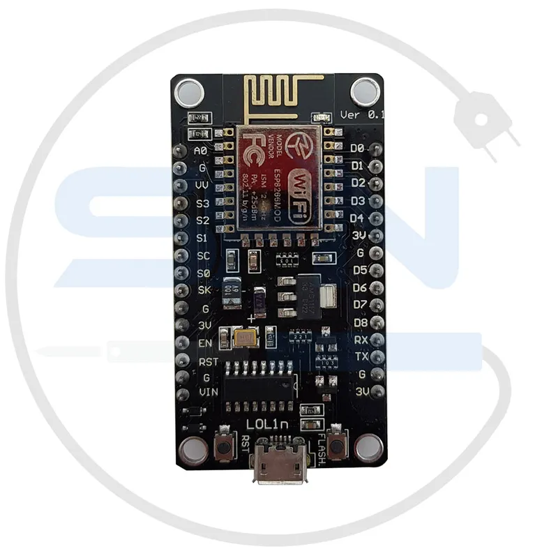 برد توسعه NodeMCU WIF ESP8266 با مبدل CH340 gallery1