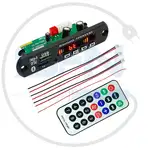 برد فلش خور بلوتوث دارUSB AUX دارای آمپلی فایر 2X25W وات thumb 1