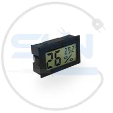 دماسنج و رطوبت سنج کوچک دیجیتالی LX- 8011 gallery1
