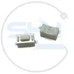 تک سوئیچ 4.3*6*3 مستطیلی smd دسته کوتاه thumb 1