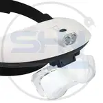 ذره بین هدبندی چراغ دار 5 لنز مدل MG-81001 thumb 3