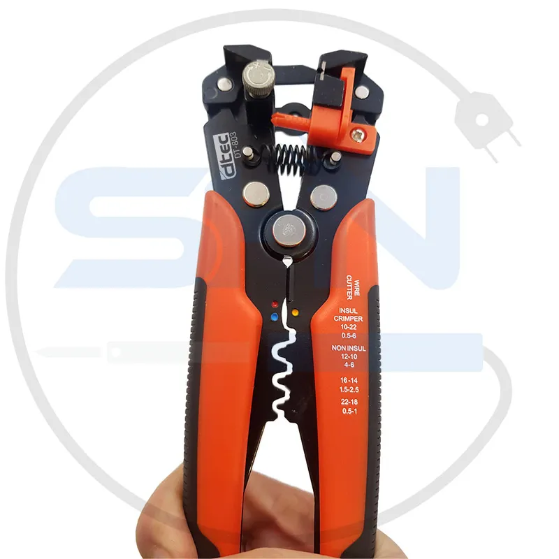 سیم چین، لخت کن و پرس سرسیم 8 اینچ دیتک DTEC مدل DT-803 gallery3
