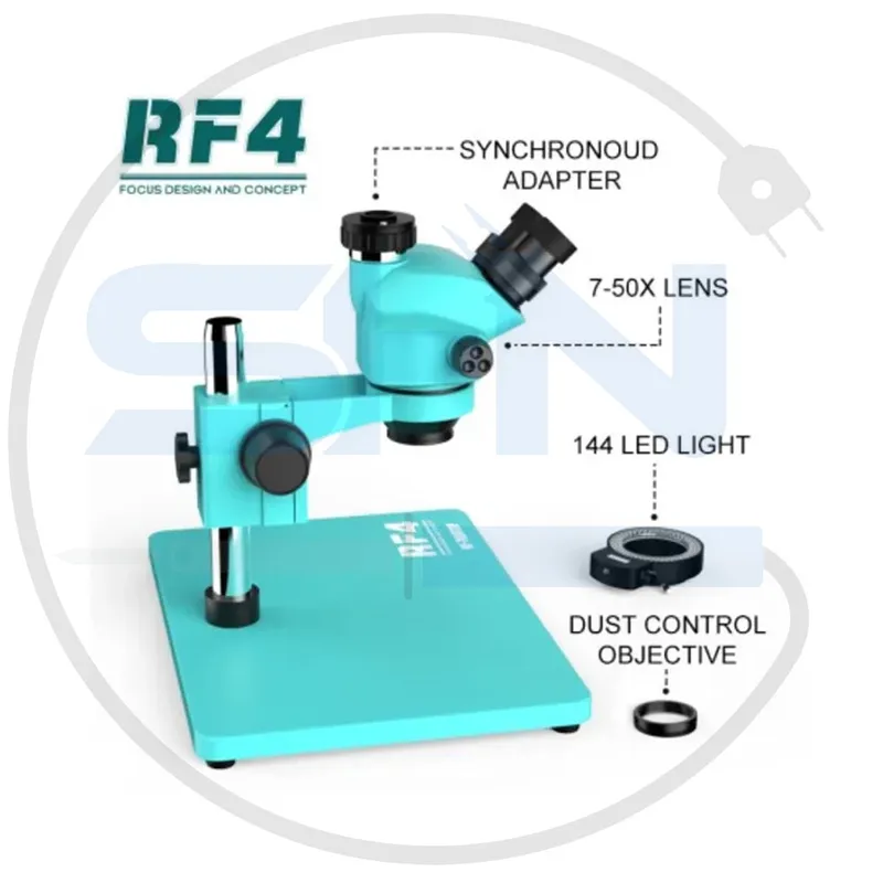 میکروسکوپ سه چشمی RF4 RF-7050 TVP gallery1