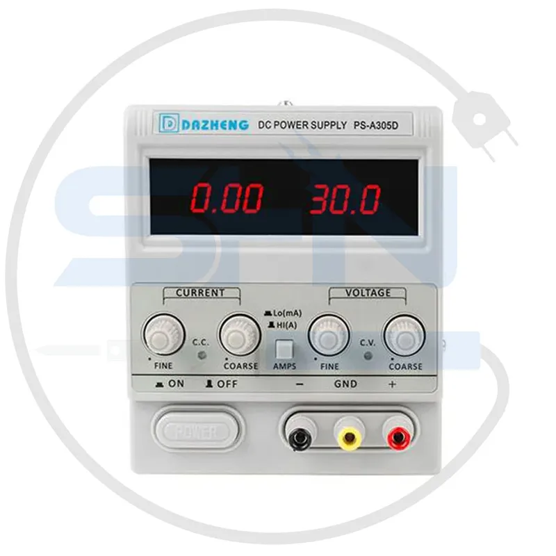 منبع تغذیه داژنگ 30ولت 5آمپر DAZHENG PS-A305D (مدل جدید) gallery0