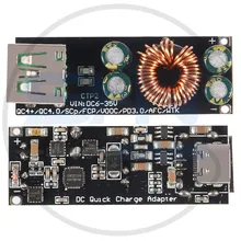 ماژول فست شارژ QC4 با توان 60W و خروجی USB و TypeC gallery1
