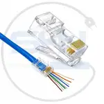 سوکت شبکه میان گذر OPEN END CAT6 thumb 1