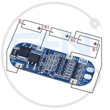 ماژول شارژر و محافظ شارژ باتری لیتیومی 3CELL 10A gallery3