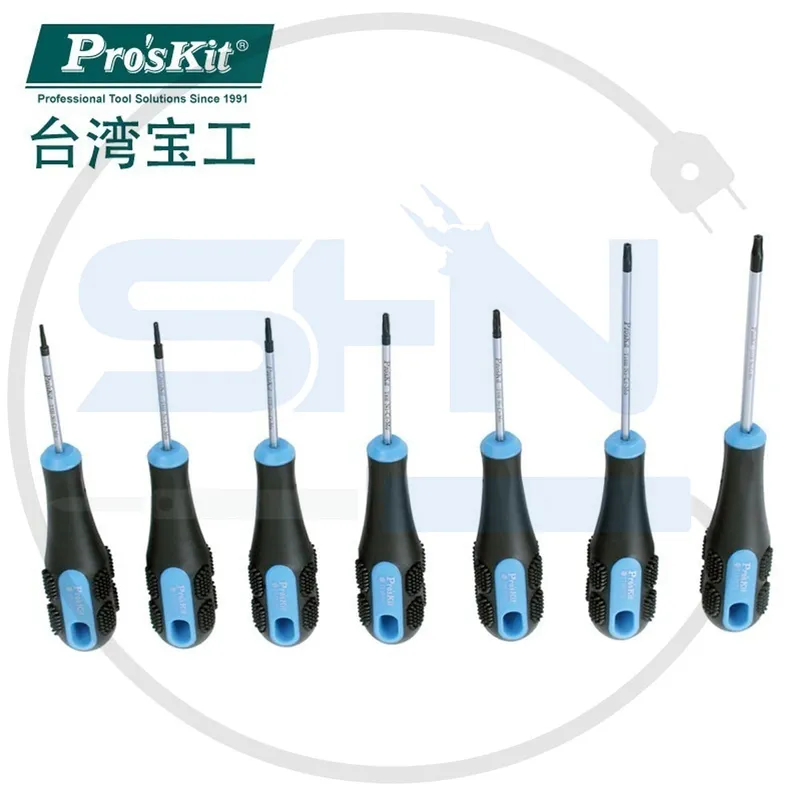 ست پیچ گوشتی خورشیدی 7 عددی پروسکیت مدل ProsKit SD-2302 gallery2
