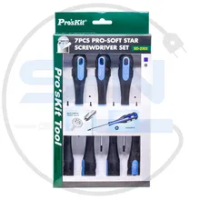 ست پیچ گوشتی خورشیدی 7 عددی پروسکیت مدل ProsKit SD-2302 gallery4