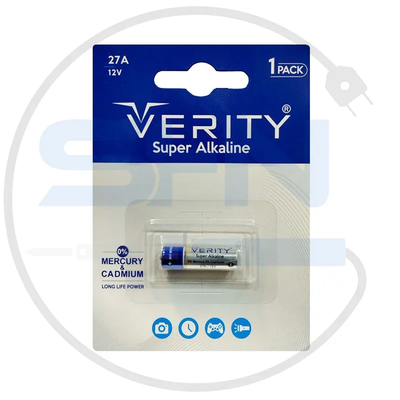 باتری ریموت وریتی VERITY Super Alkaline A27 12V gallery1