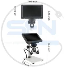 میکروسکوپ دیجیتال 7inch 1200X مدل DM9 gallery6