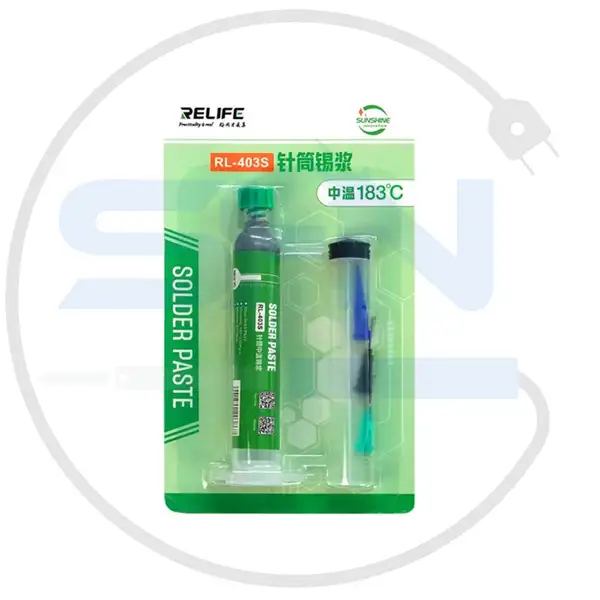 خمیر قلع سرنگی 183 درجه ریلایف مدل RELIFE RL-403S