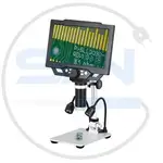 میکروسکوپ دیجیتال 1200X HD با نمایشگر 7 اینچی مدل G1200(همراه با ریموت و منبع نور) thumb 1